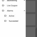 Betpractice android app football active alarms notifications how to guide step 1